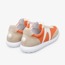 Camper Pelotas XLite Sneakers Herre Beige / MørkeOrange / Hvide JOONCT-570